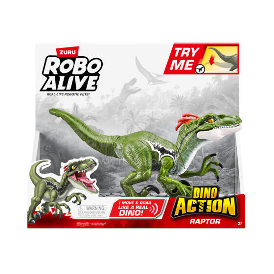 ROBOALIVE interactive toy Dino Action Raptor