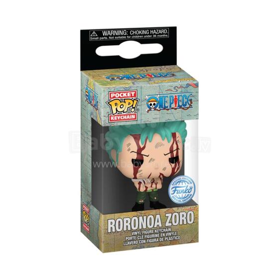 FUNKO POP! Keychain: One Piece - Roronoa Zoro, 10 cm