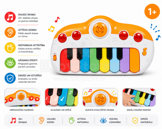 Bo Musical Piano Art.254419 Interactive Toy - Piano