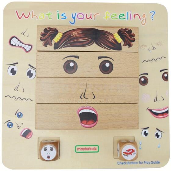 MASTERKIDZ Learning Emotions Wooden Montessori Game