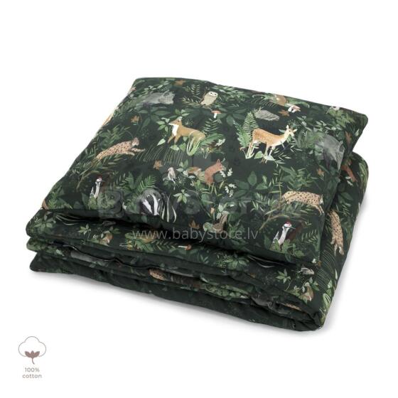 Makaszka  Bedding Set Bamboo M 100x135/40x60cm Art.254546 Woodland  Augstas kvalitātes gultas veļa no dabīga bambusa