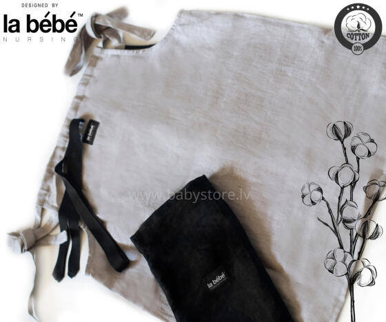 La bebe™ Mama Blouse Linen Art.2881 Универсальная блузка для беременных из натурального льна, Цвет натурального льна
