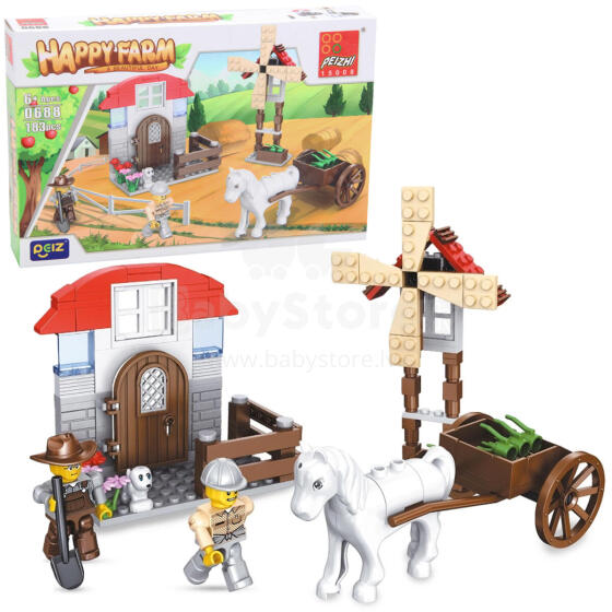 KLOCKI FARMA 183 ELEMENTY