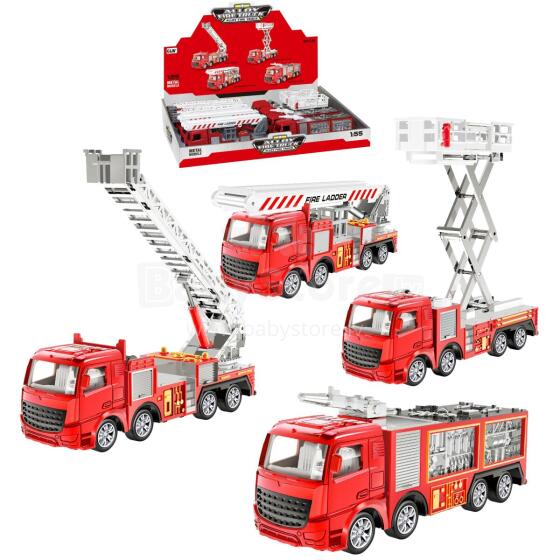 AUTO STRAŻ POŻARNA METALOWA 4 WZORY