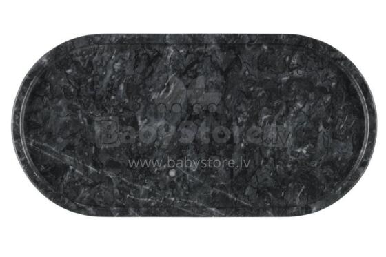 Maku Tray marble black 30x15 cm