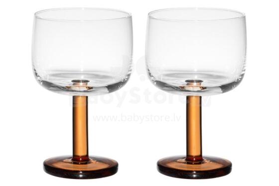 Maku Wine glass brown 2 pcs 28 cl