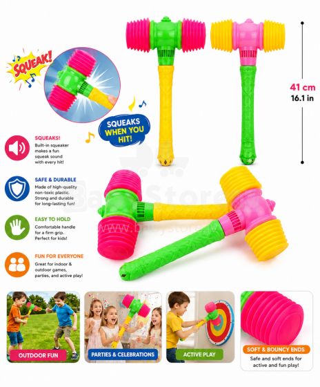 I-Toys Music Amur Art.254785 Музыкальный игрушка пищалка - молоток