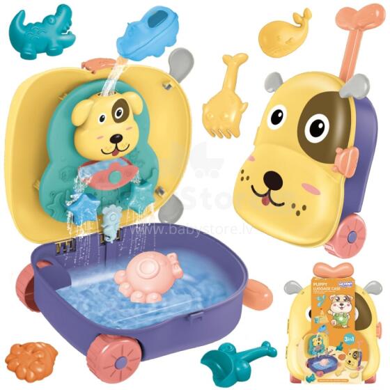 Woopie  3-in-1 Art.44138 Набор для игры с песком и водой в чемодане