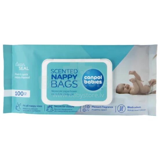 CANPOL 70/003 Scented Bags for Used Diapers 100pcs