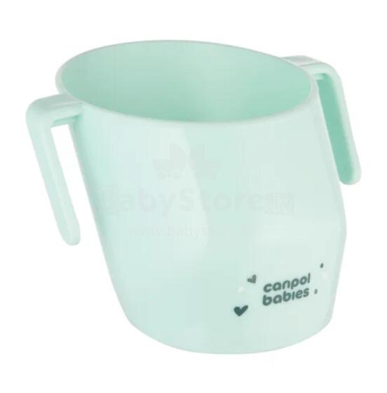 CANPOL 74/060 Clever Open Cup for Children Learning to Drink Turquoise