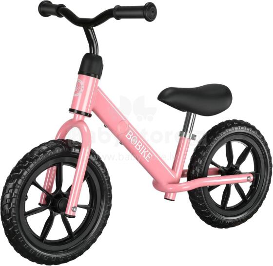 Mncylion Balance Bike Art.255171 Pink Bērnu skrējritenis ar metālisko rāmi, Līdzsvara velosipēds