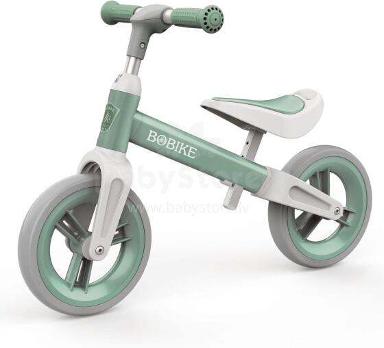 Mncylion Balance Bike Bobike Art.255175 Green  Bērnu skrējritenis ar metālisko rāmi, Līdzsvara velosipēds