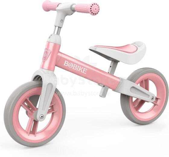 MncylionMncylion Balance Bike Bobike Art.255176 Pink Детский велосипед - бегунок с металлической рамой