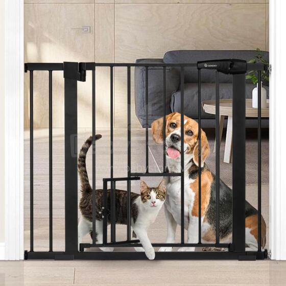 Comomy Door Safety Gate Art.255190 Black Drošības Vārti