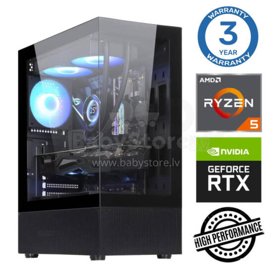 INTOP Ryzen 5 5600X 32GB 500SSD M.2 NVME RTX3060 12GB no-OS