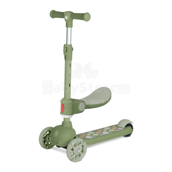 Lorelli Jetster Plus Art.10390240002 Green  Детский трёхколёсный самокат