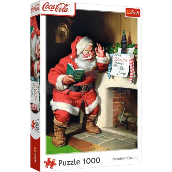 COCA-COLA MIKOŁAJ PRZY KOMINKU *1000*
