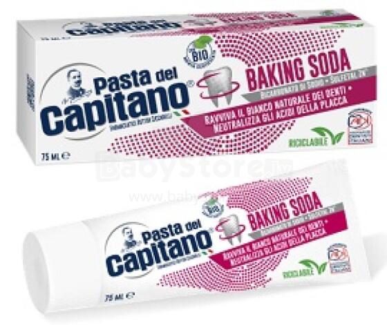 Zobu pasta Del Capitano Baking Soda 75ml