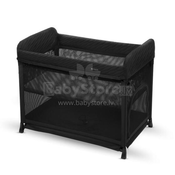 KINDERKRAFT ceļojumu gultiņa MOON DREAM, black, KLMODR00BLK3000