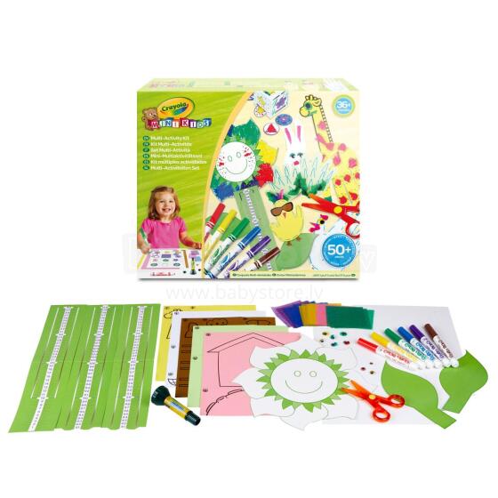 CRAYOLA MINIKIDS creativity set Multi Activity Kit, 81-8133