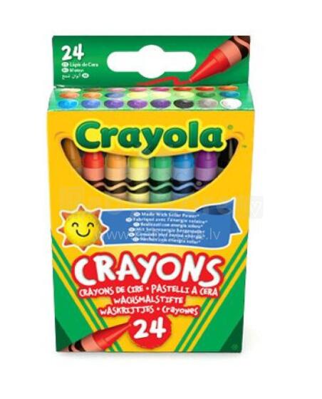 CRAYOLA Crayons, 24pcs, 0024