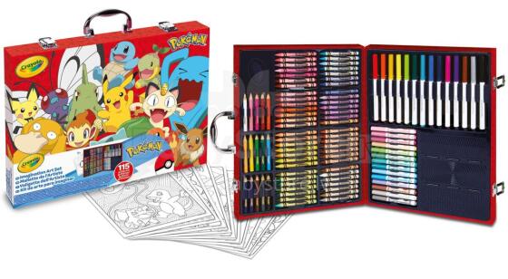 CRAYOLA čemodāns Art Case Pokemon, 04-2931