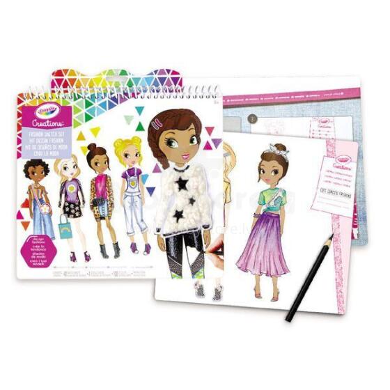 CRAYOLA coloring kit Fashion Sketch, 04-1178