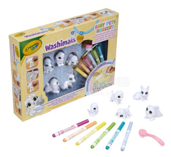 CRAYOLA creative kit Washimals Baby Pets Nursery, 74-7516