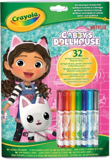CRAYOLA creative set Gabby's Doll's House, 04-7024G