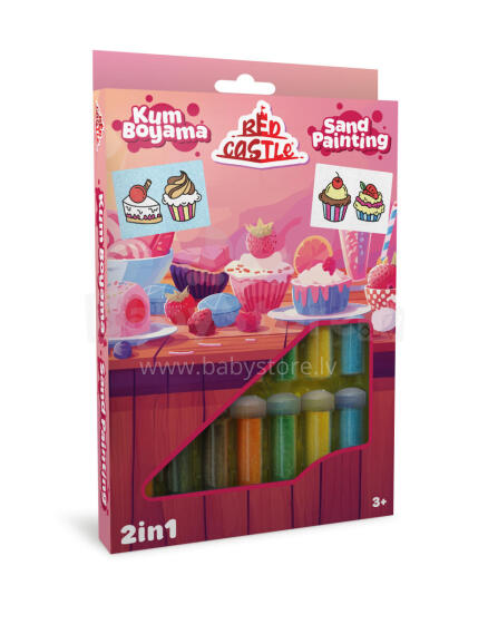 Red Castle smilšu komplekts 2in1, Kūciņa