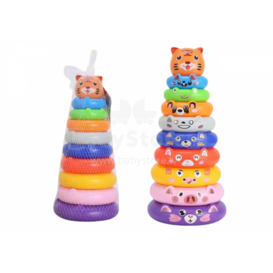 Lean Toys Tiger Art.28093 Attīstošā piramīda