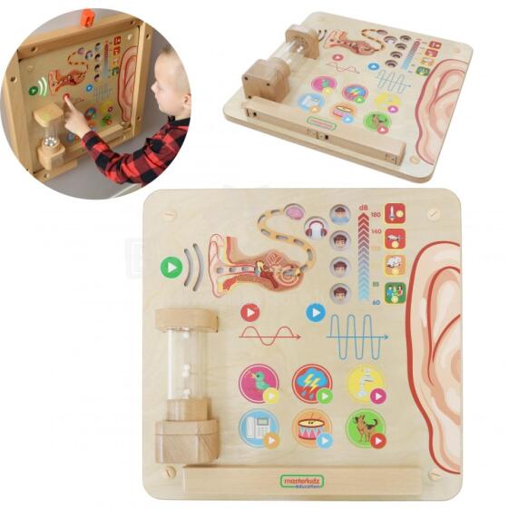MASTERKIDZ Educational Board Sense of Hearing Montessori