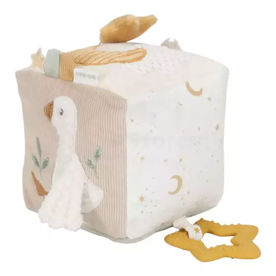 Little Dutch Soft Activity Cube Natural Newborn Art.8409  Развивающий куб