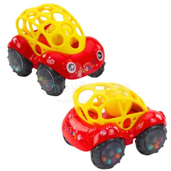 Lean Toys Art.49944Mašinīte ar grabuli un mīkstiem elementiem