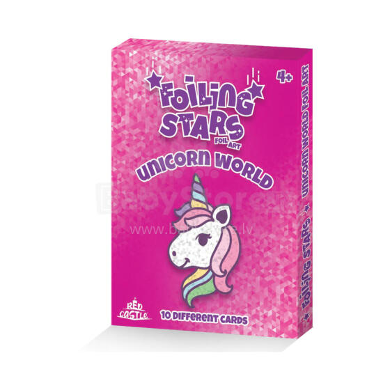 Red Castle Creative Set with Foil, Unicorn