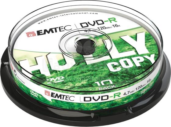 Emtec DVD-R 4,7GB 16x Holly Copy 10 pcs