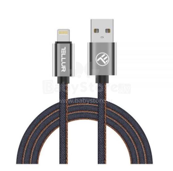 Tellur Data Cable Apple MFI Certified USB to Lightning 1m Denim