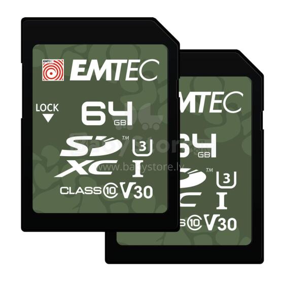 Emtec SD 64GB UHS-I U3 V30 Outdoor 2 pcs