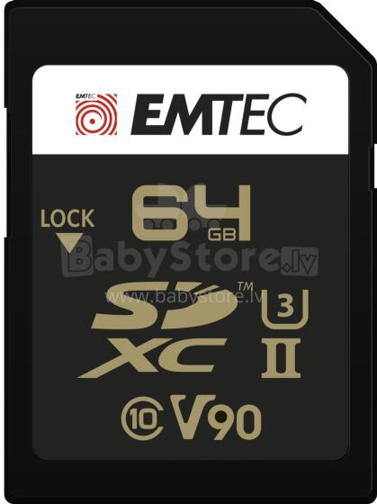 Emtec SD 64GB UHS-II U3 V90 SpeedIN Pro+