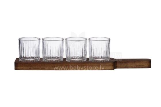 Maku Shot glass tray set 5 pcs