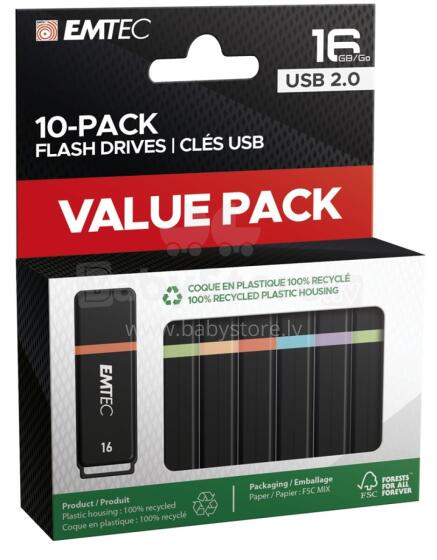 Emtec USB2.0 K100 16GB 10 pcs