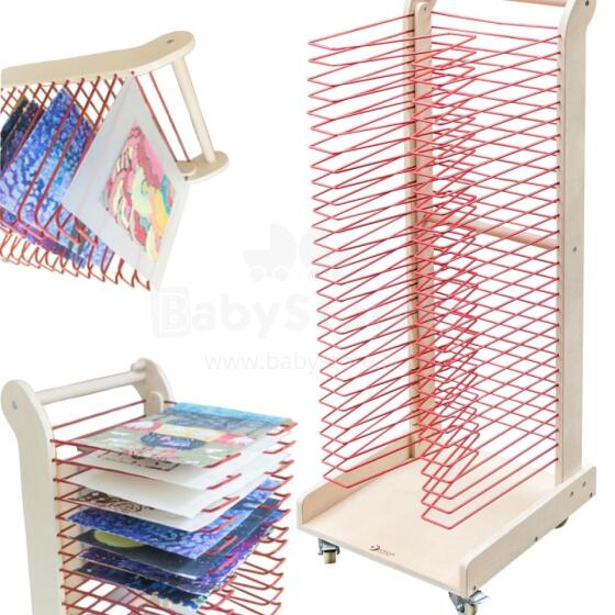 CLASSIC WORLD EDU Drying Rack for Artworks - 30 Levels