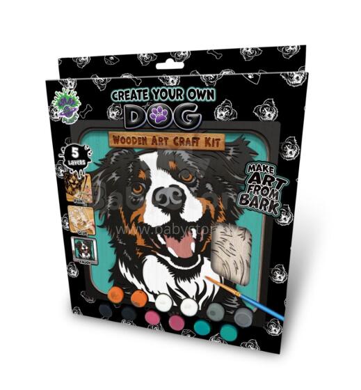 Splat Planet Wooden 3D Coloring Picture, Dog