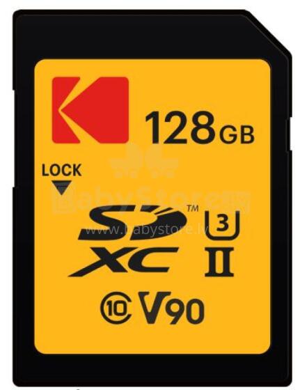 Kodak SD 128GB UHS-II U3 V90 Ultra Pro EKMSD128GUHS2V2K