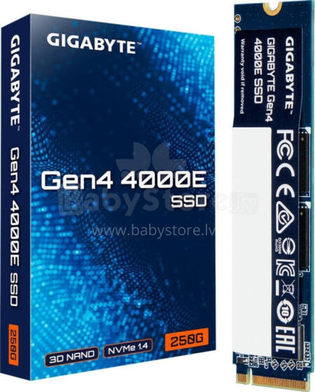 Gigabyte SSD Диск 4000E 250GB M.2 2280 PCI-E x4 Gen4 NVMe (G440E250G)