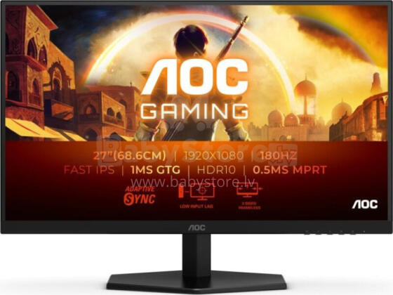 AOC 27G42E - 27" | Быстрый IPS | Full HD | 0.5мс | 180Гц
