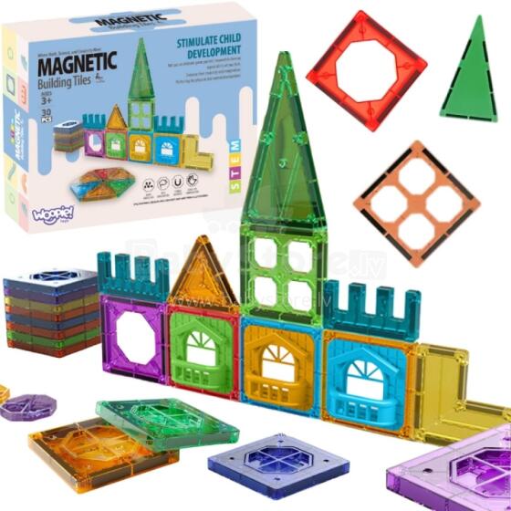 WOOPIE Magnetic Construction Blocks 3D Educational Set Castle 30pcs