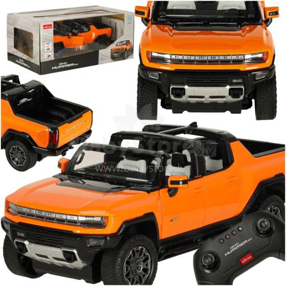 Ikonka Art.KX3532 RC auto 1:16 Hummer EV oranžs