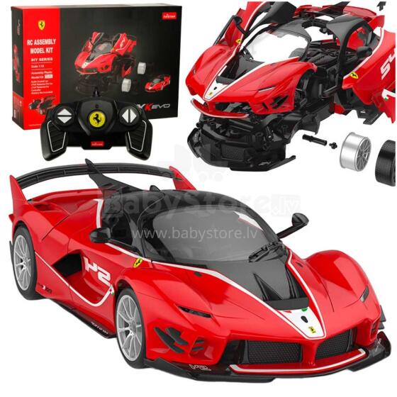 Ikonka Art.KX3543 RC auto 1:18 Ferrari saliekamais komplekts