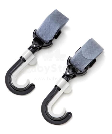 Mini Baby Stroller Hookey Art.1606 Black  Āķi ratu rokturim,1 gab